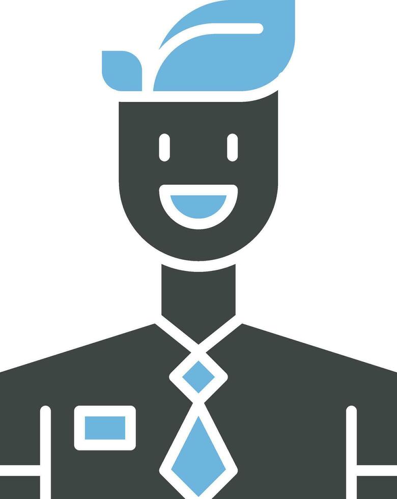 Receptionist Icon Image. vector