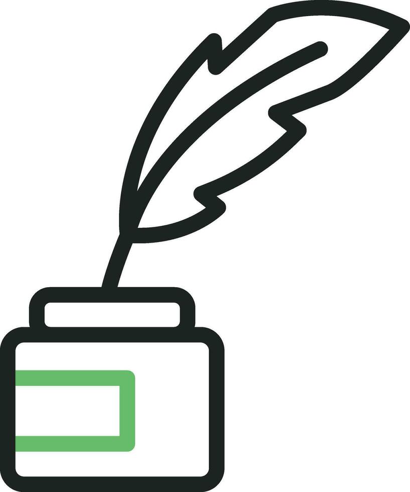 Quill icon vector image. Suitable for mobile apps, web apps and print media.