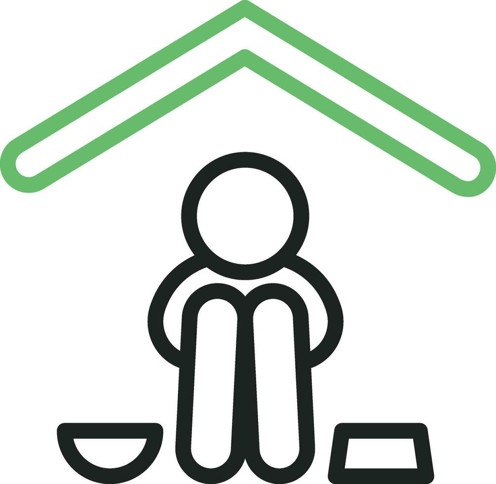 Shelter icon vector image. Suitable for mobile apps, web apps and print media.