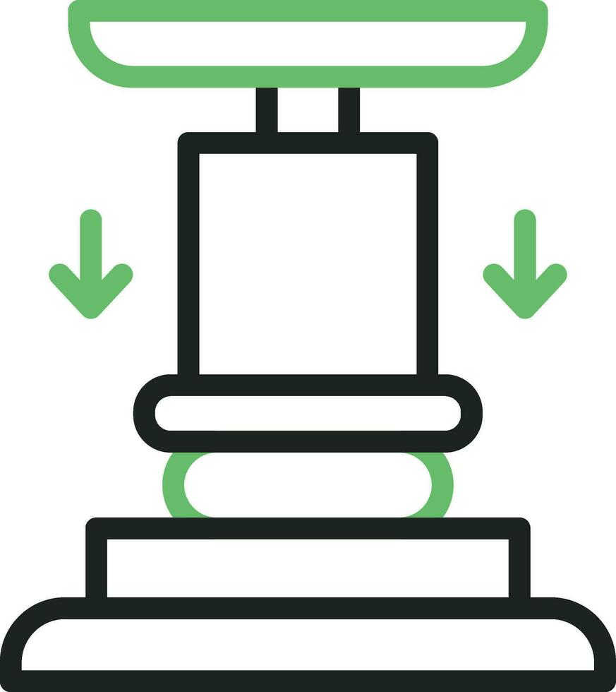 Press icon vector image. Suitable for mobile apps, web apps and print media.