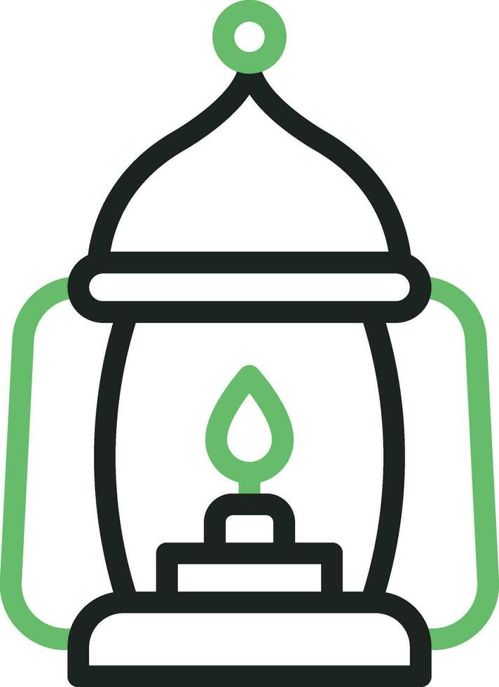 Oil Lamp icon vector image. Suitable for mobile apps, web apps and print media.