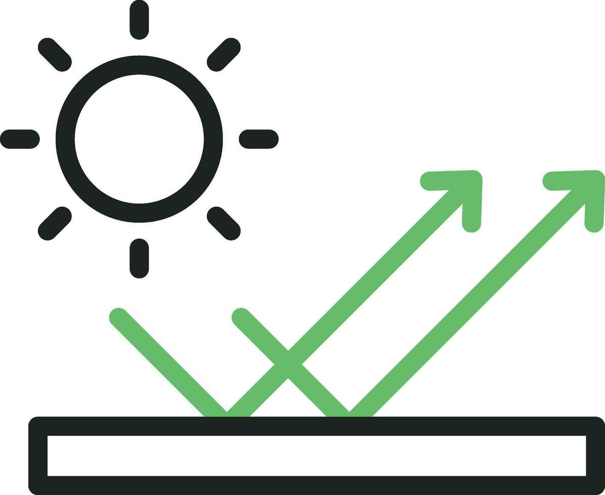 Reflection icon vector image. Suitable for mobile apps, web apps and print media.