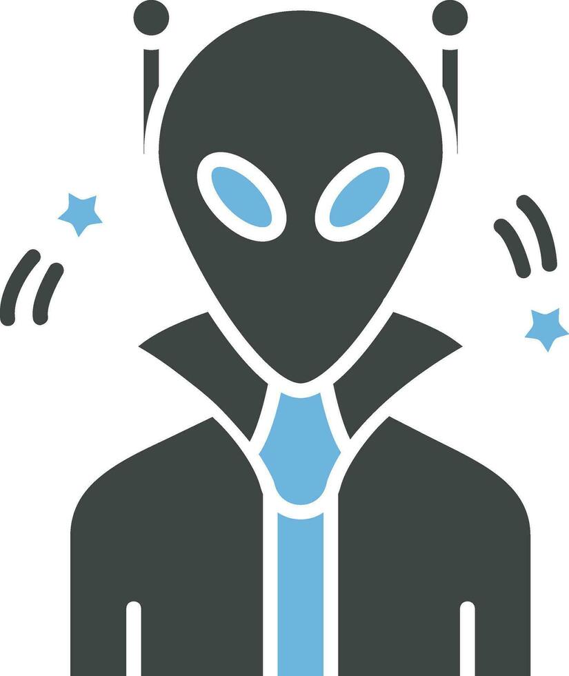 Alien Icon Image. vector