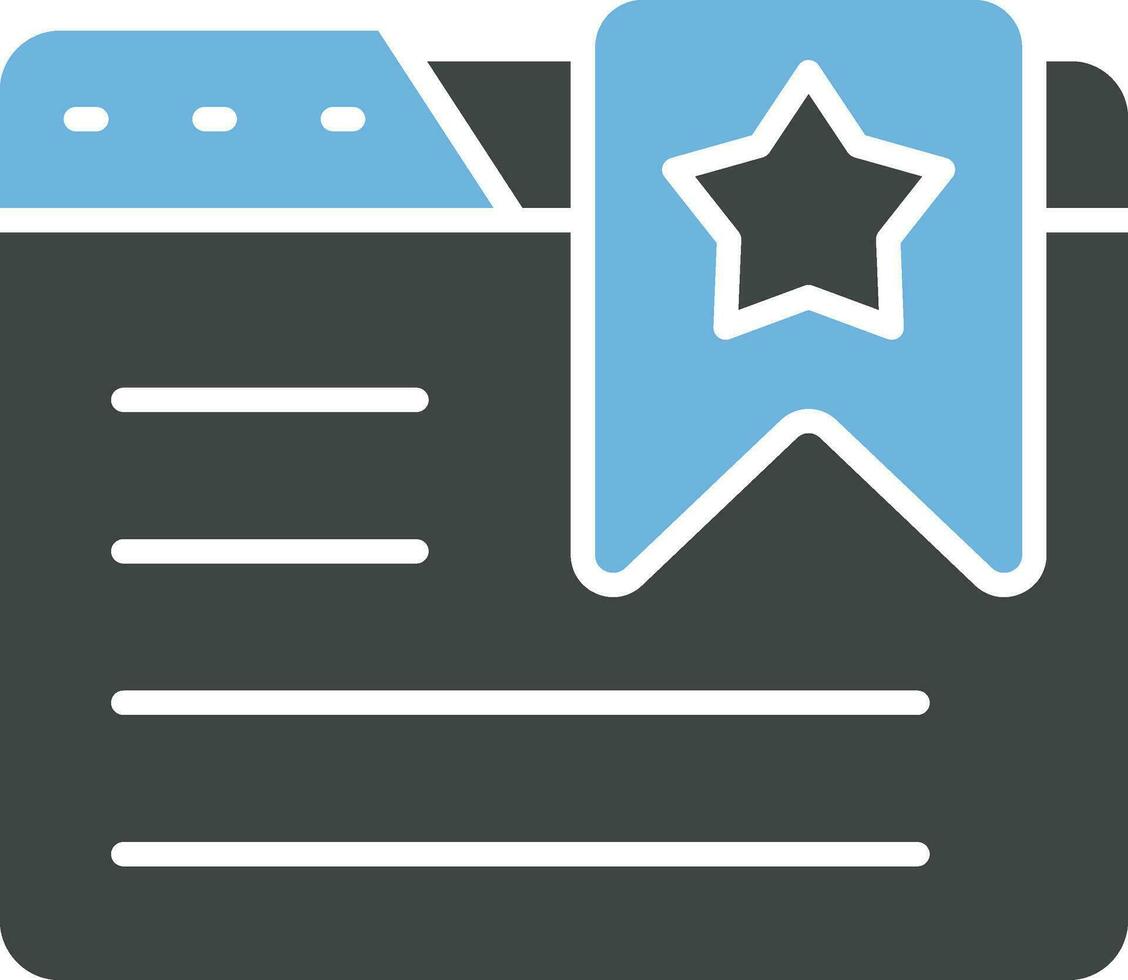 Bookmark Icon Image. vector