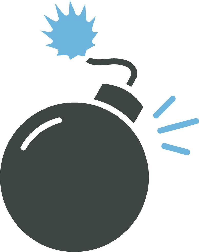 Bomb Icon Image. vector