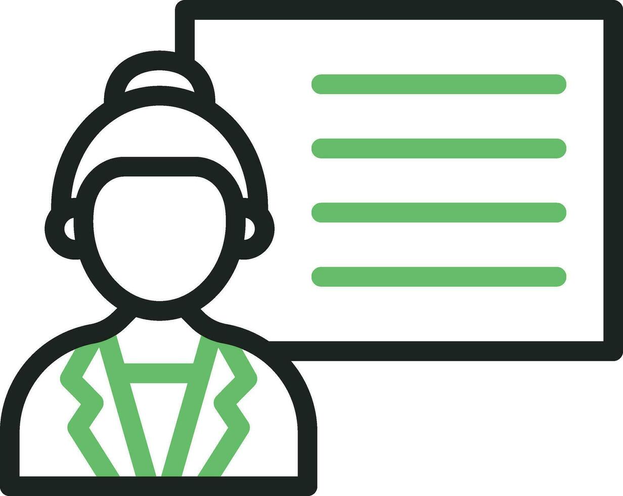 Teaching icon vector image. Suitable for mobile apps, web apps and print media.