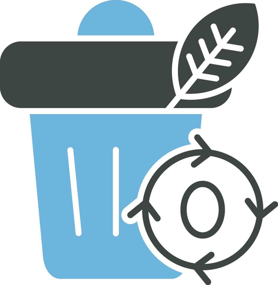 Zero Waste Icon Image. vector