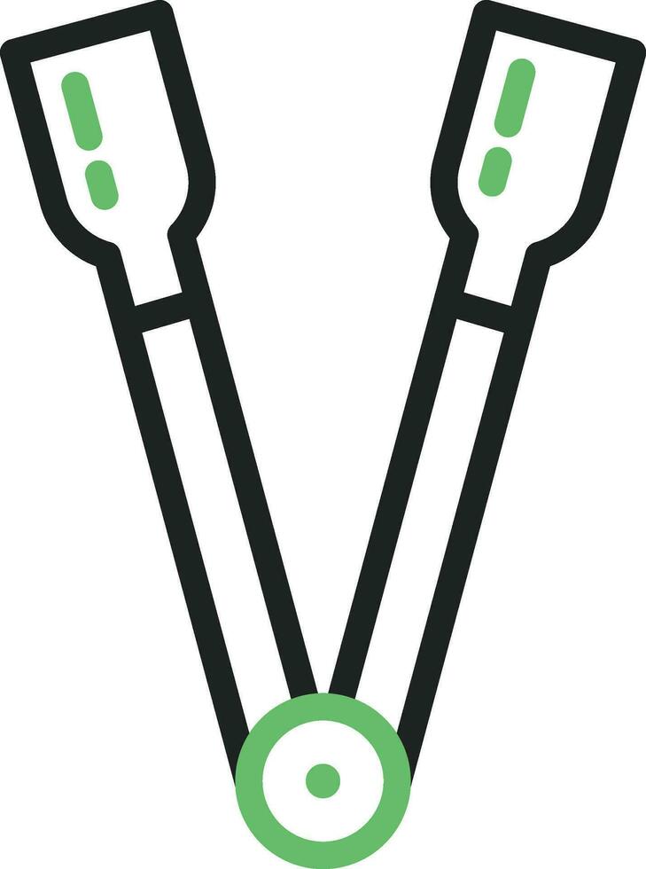 Tongs icon vector image. Suitable for mobile apps, web apps and print media.
