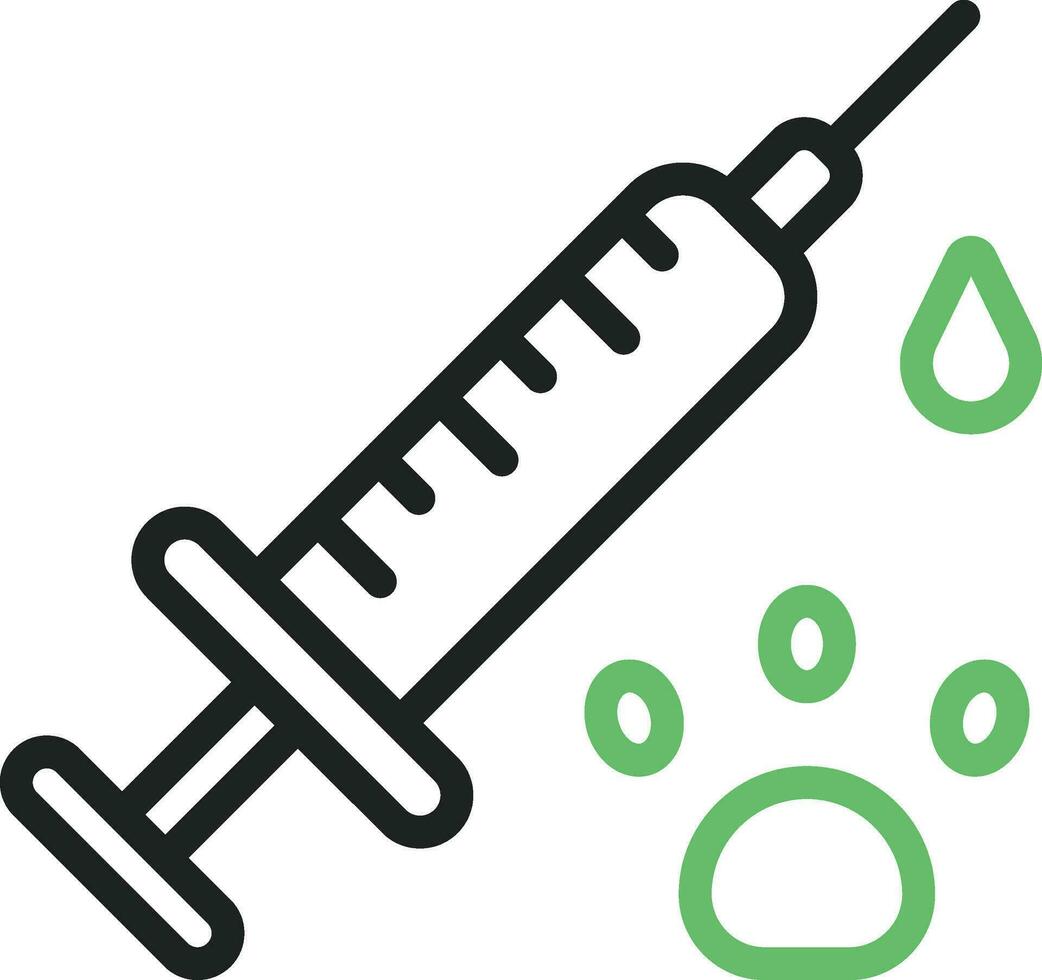 Vaccine icon vector image. Suitable for mobile apps, web apps and print media.