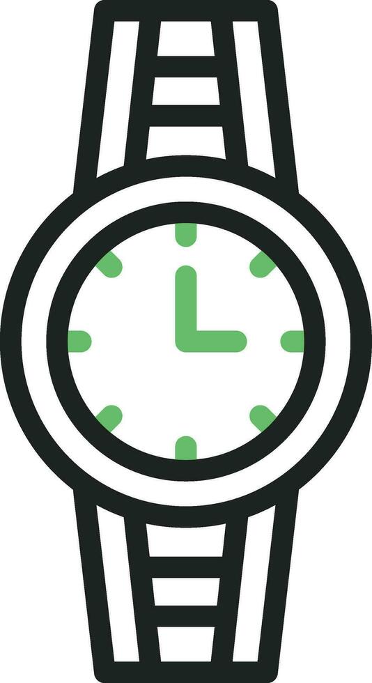 Wristwatch icon vector image. Suitable for mobile apps, web apps and print media.