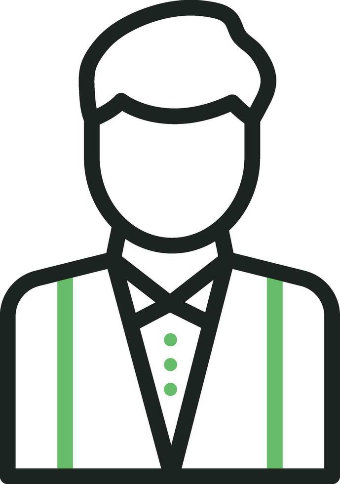 Waiter icon vector image. Suitable for mobile apps, web apps and print media.