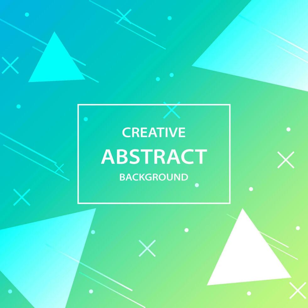 geomatric creative background design with modern and bright color vector