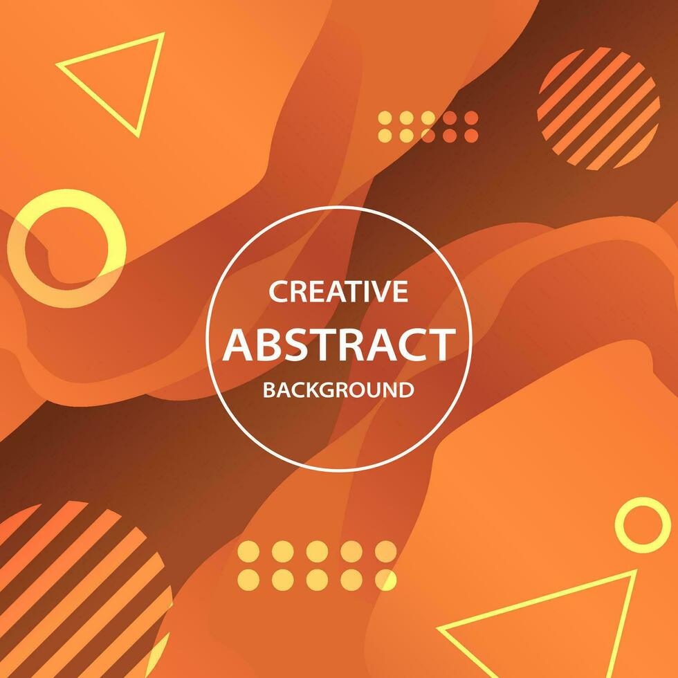 geomatric creative background design with modern and bright color vector