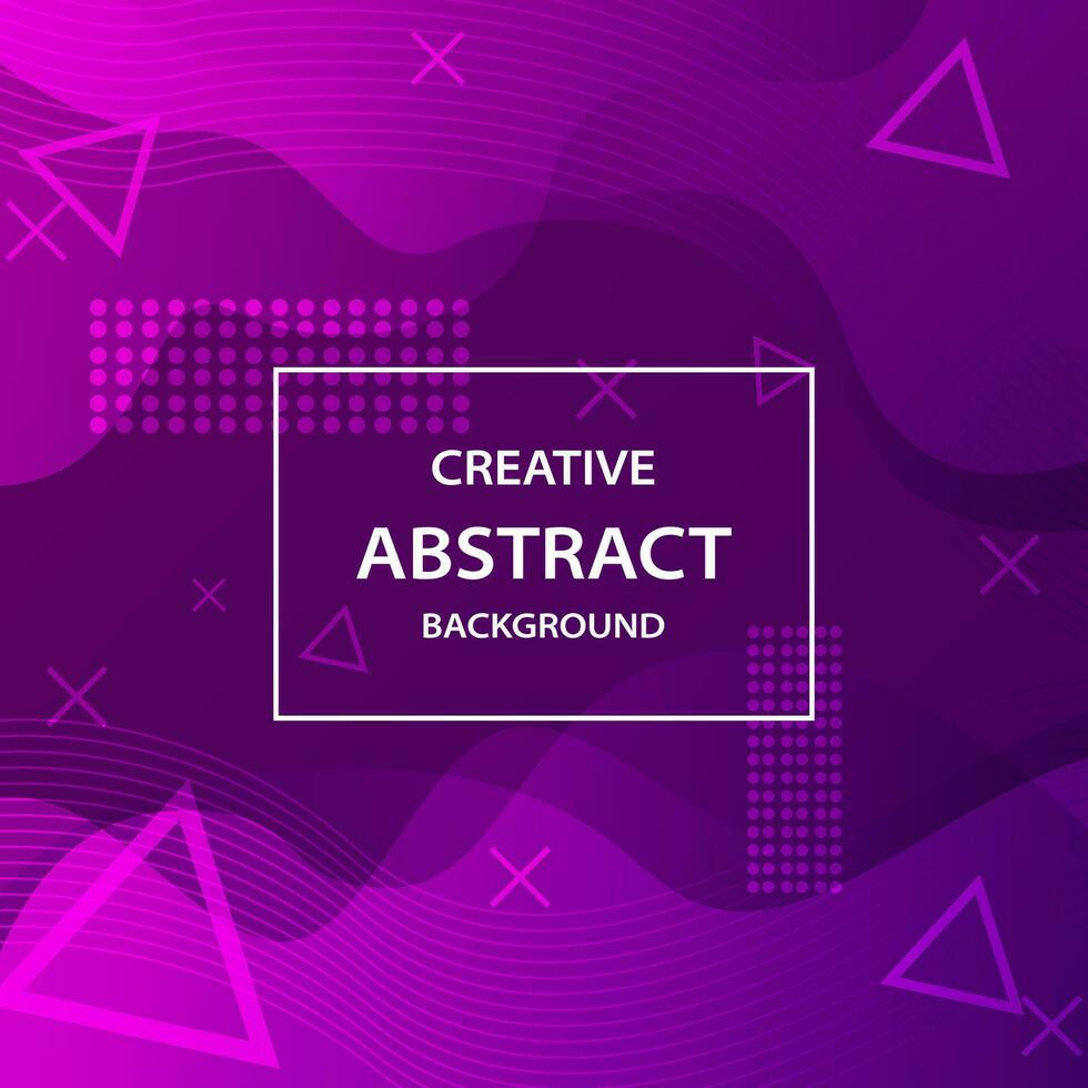 geomatric creative background design with modern and bright color vector