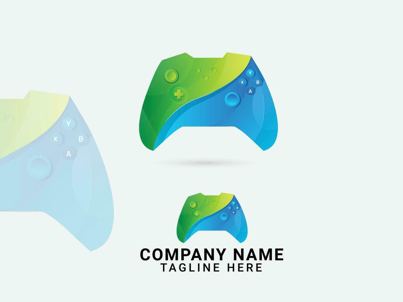 Colorful Gaming controller logo Play game logo design. Gamer. Controller vector. Gaming logo. Action. Colorful design. Sports vector