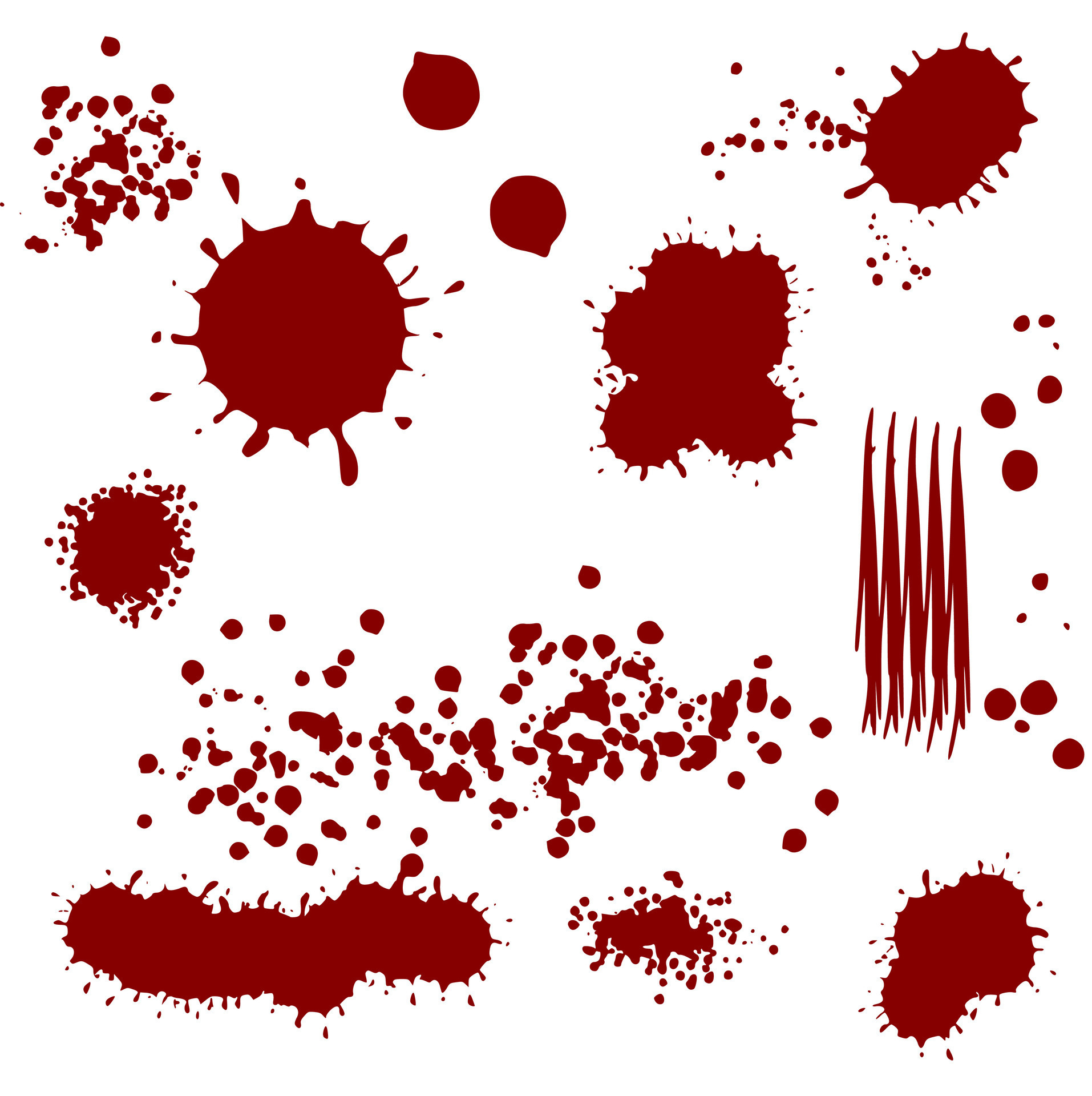 Blood or Ink Splatter Effect