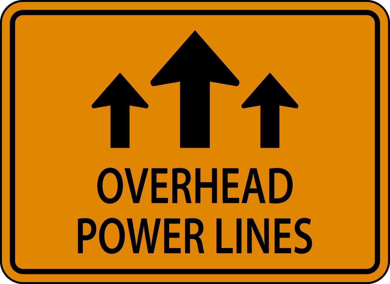 Overhead Power Lines Sign 29919206 Vector Art at Vecteezy