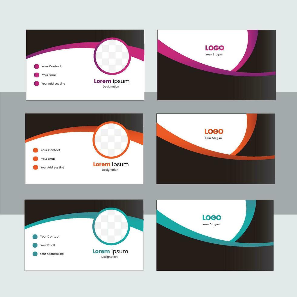 Business Card Template vector