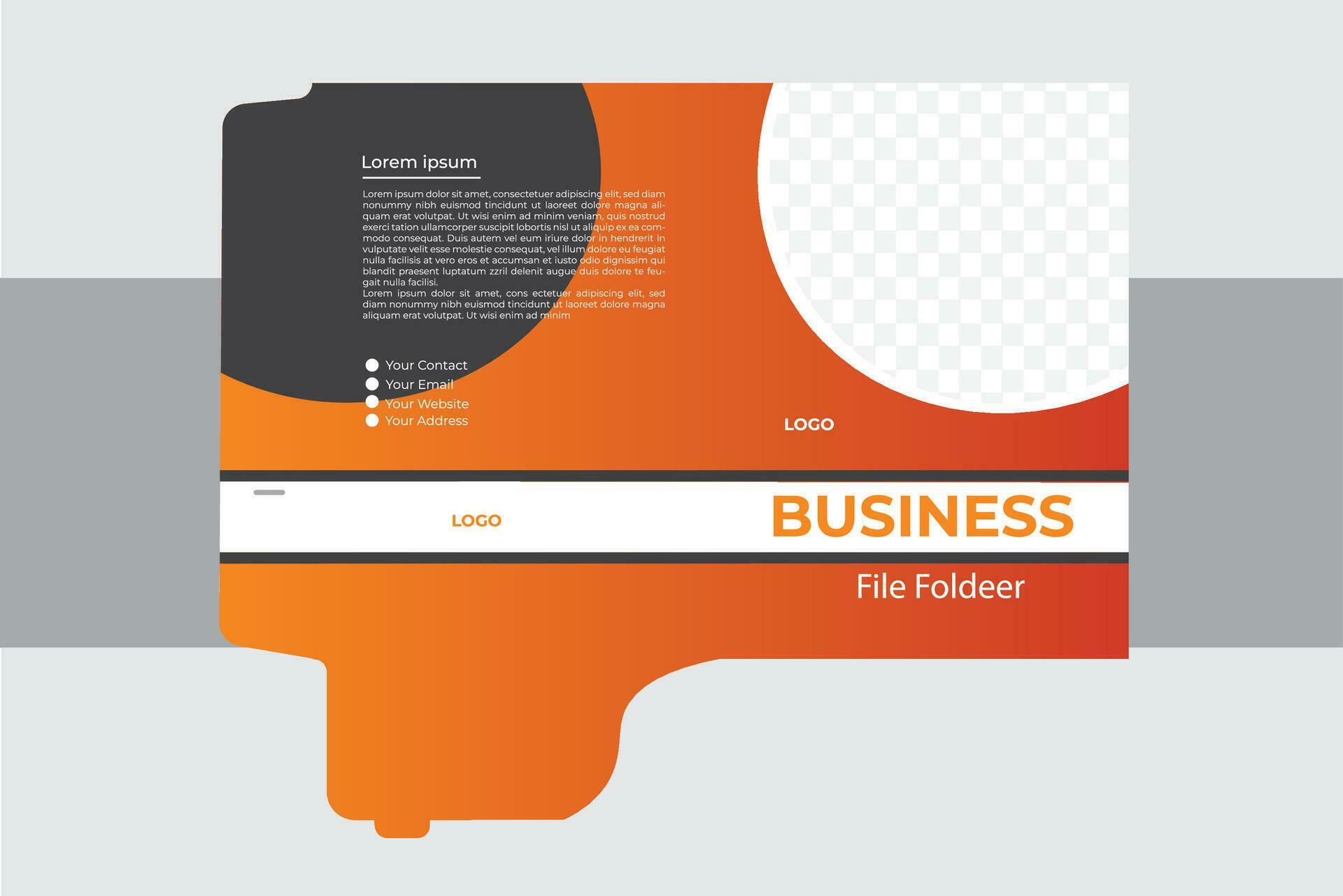 Modern Official File Folder Design Template. 29919465 Vector Art at