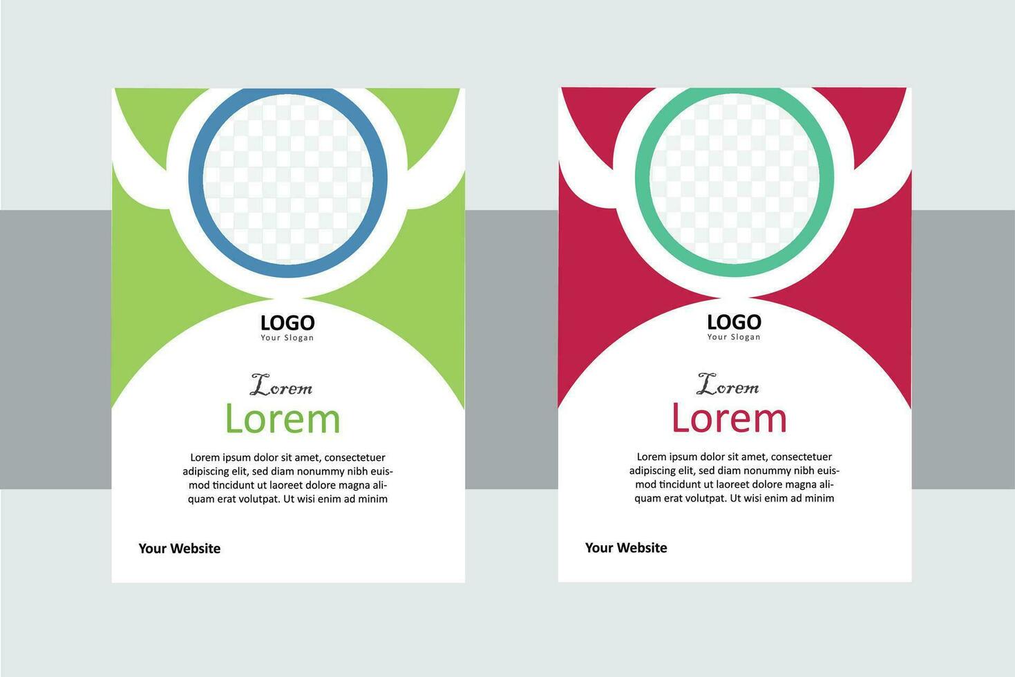 Modern Official Flyer Design Template. vector