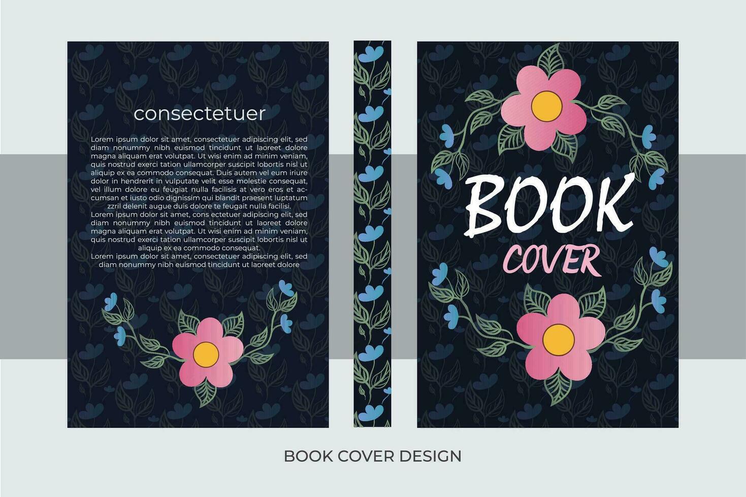 KDP Book Cover Design Template. vector