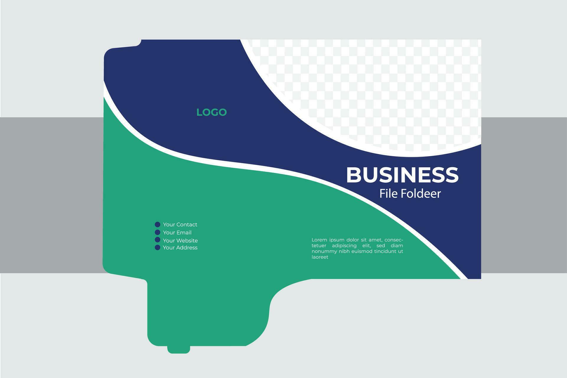 Modern Official File Folder Design Template. 29919480 Vector Art at