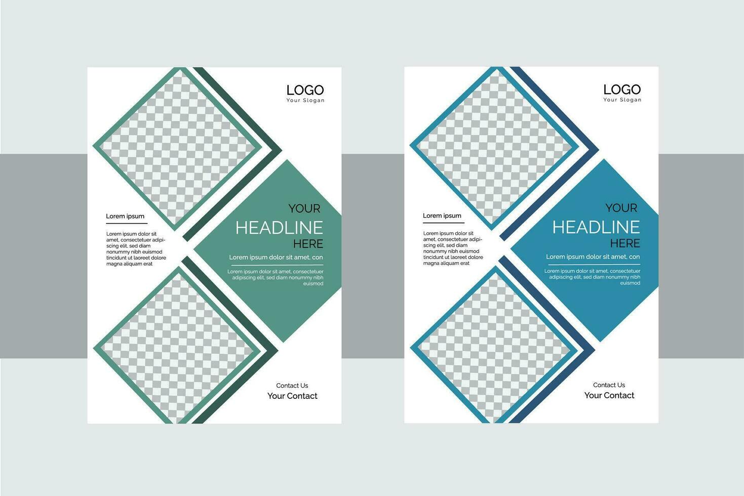 Official Business Flyer Design Template. vector