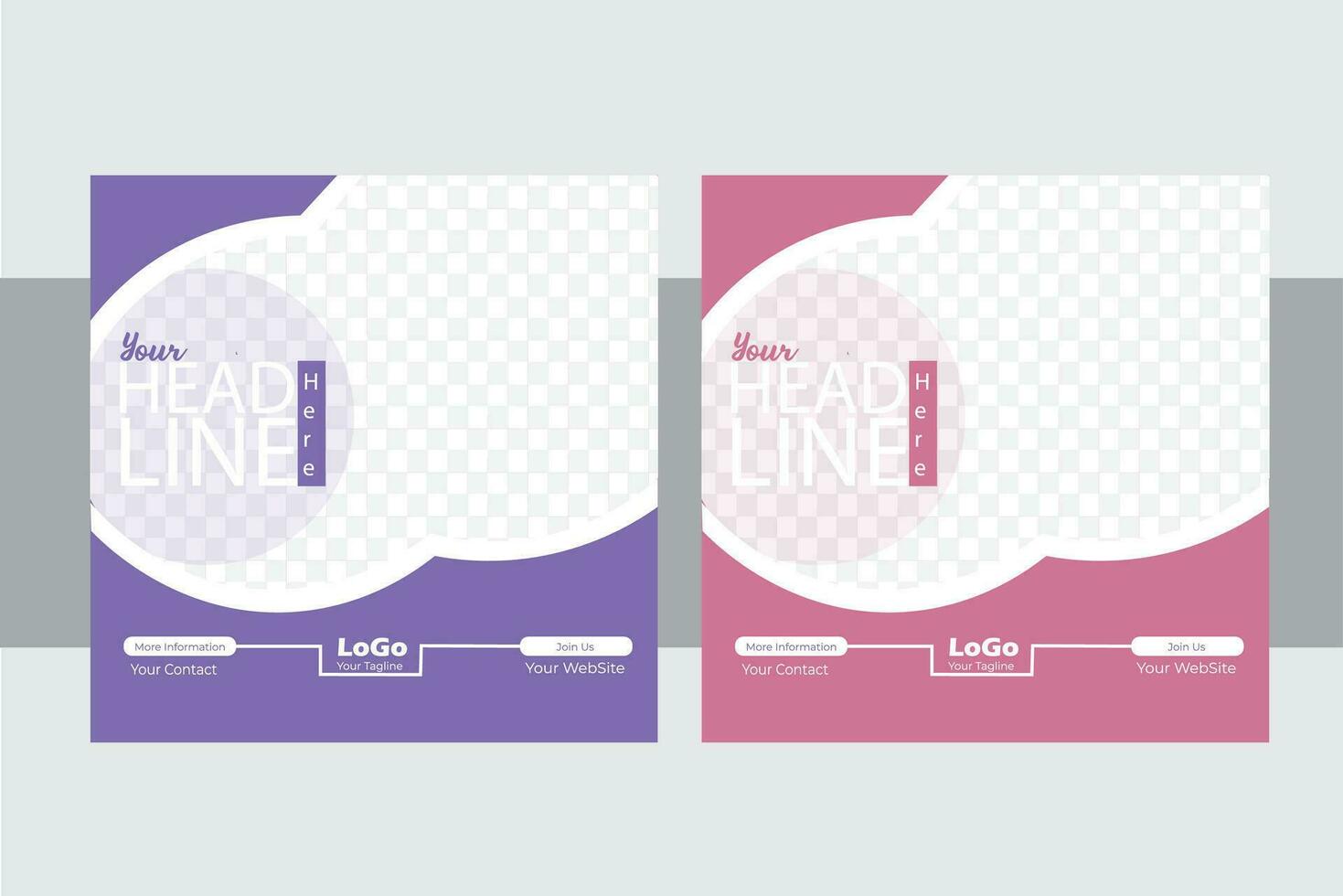 Social Media Post  design template. vector