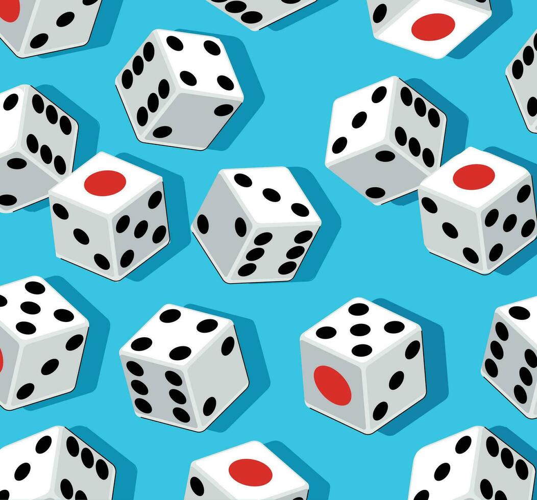 Gambling Dices background. vector illustration