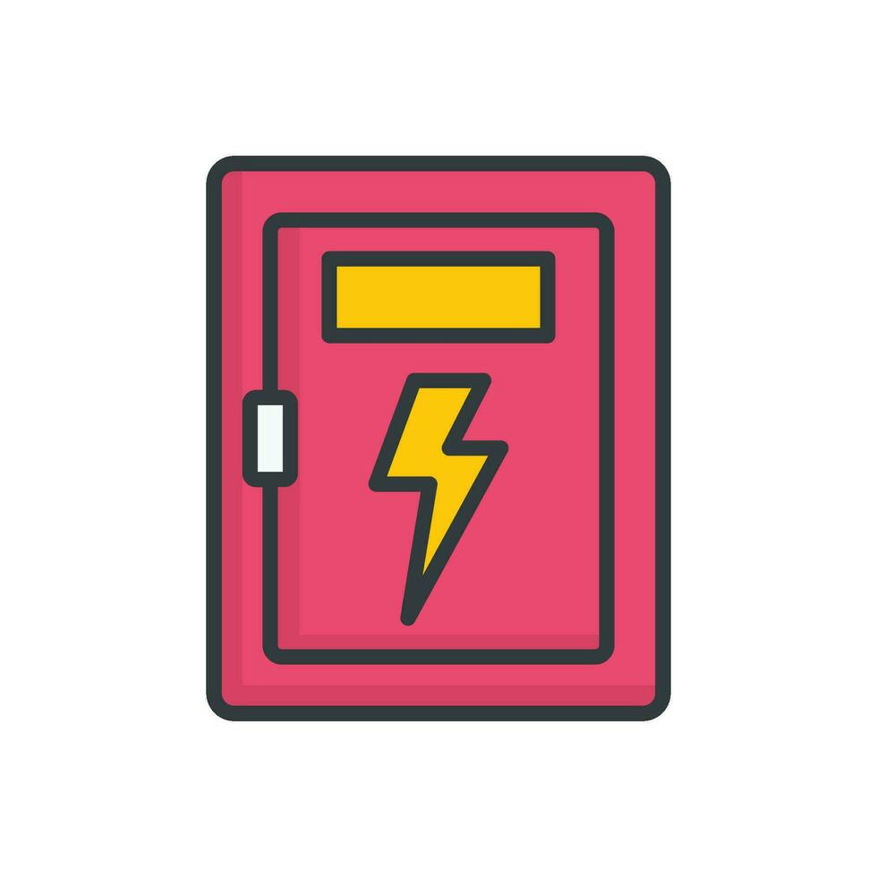 Electric Box Panel icon vector design templates