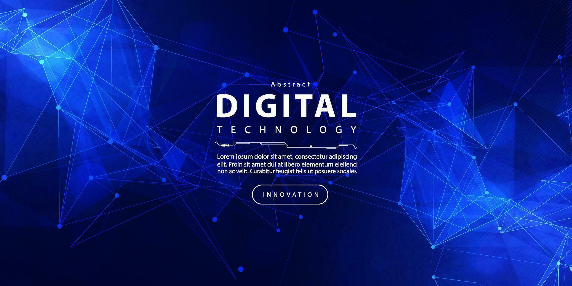 Abstract digital technology futuristic circuit board blue background, Cyber science tech layout, Innovation future Ai big data, Global internet network connection, Cloud hi-tech illustration vector