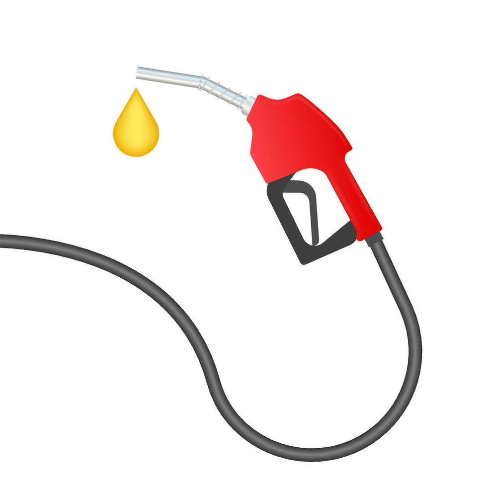 Fueling gasoline or diesel vector web banner. Filling stations network, petroleum. Vector stock illustration