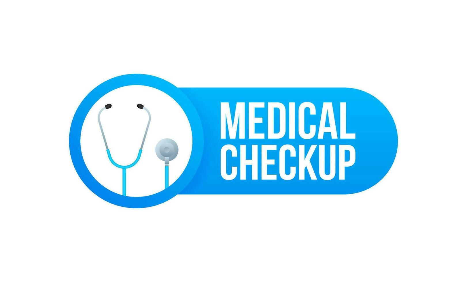 Medical checkup. Icon for report design. Vector illustration.