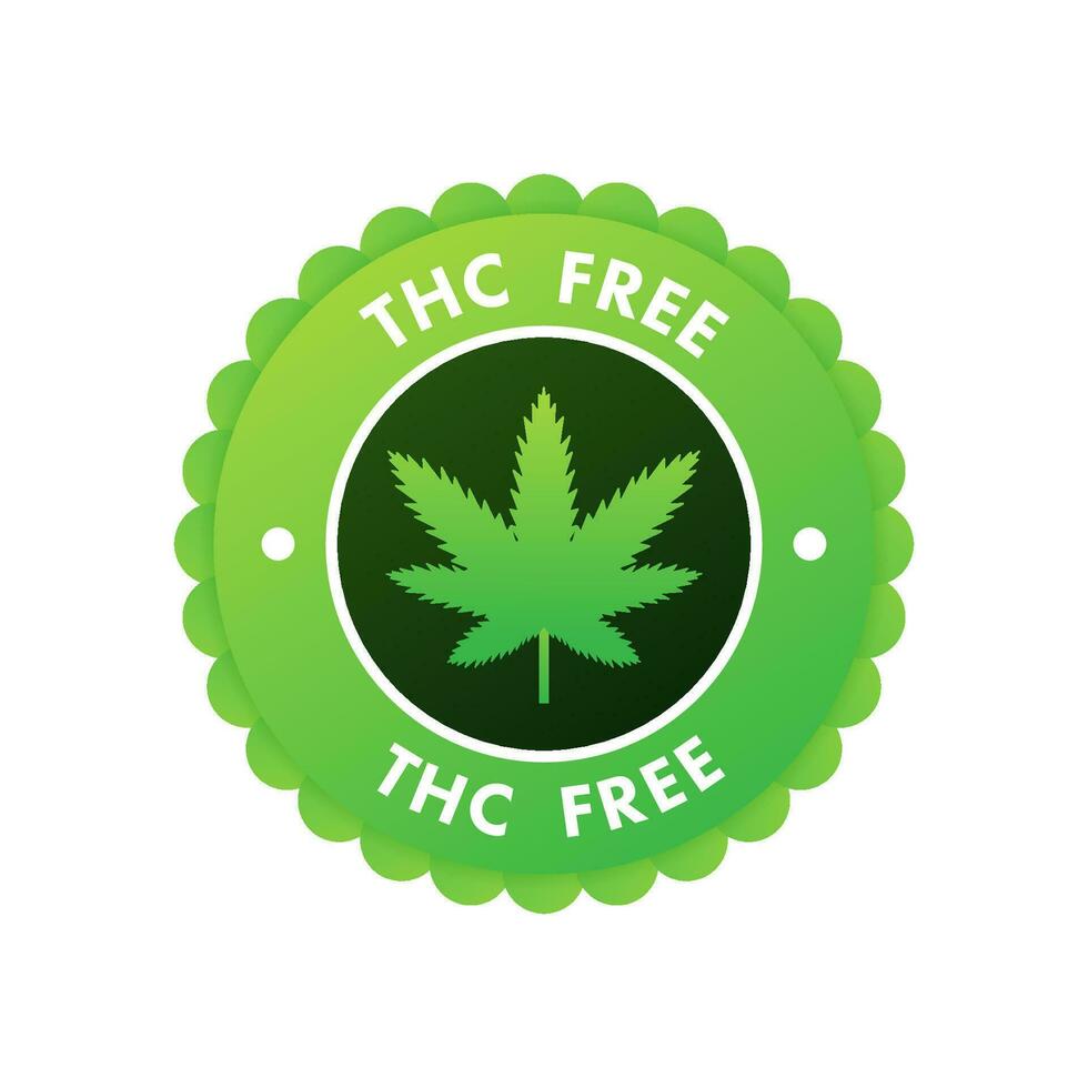 Creative cannabis leaf vector logo icon. Template for CBD Cannabidiol. Vector illustration.