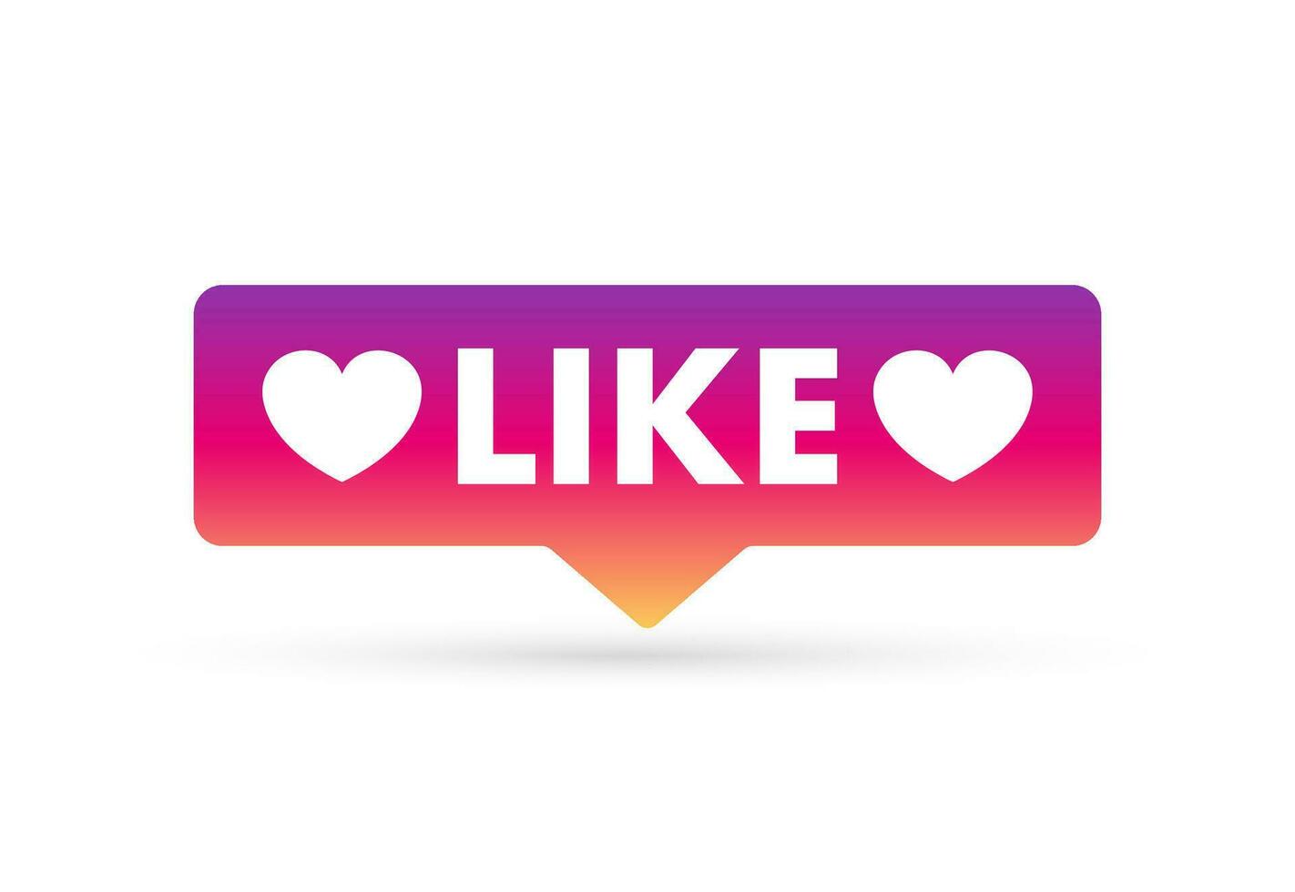 Like. Thumb up symbol, finger up. Vector stock illustration.