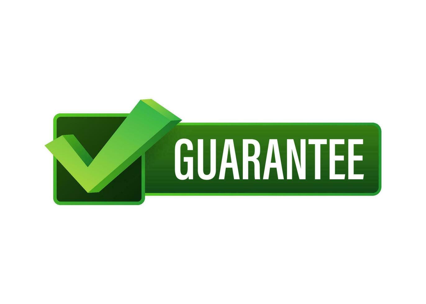 Guarantee stamp vector isolated on white background. Vector stock illustration