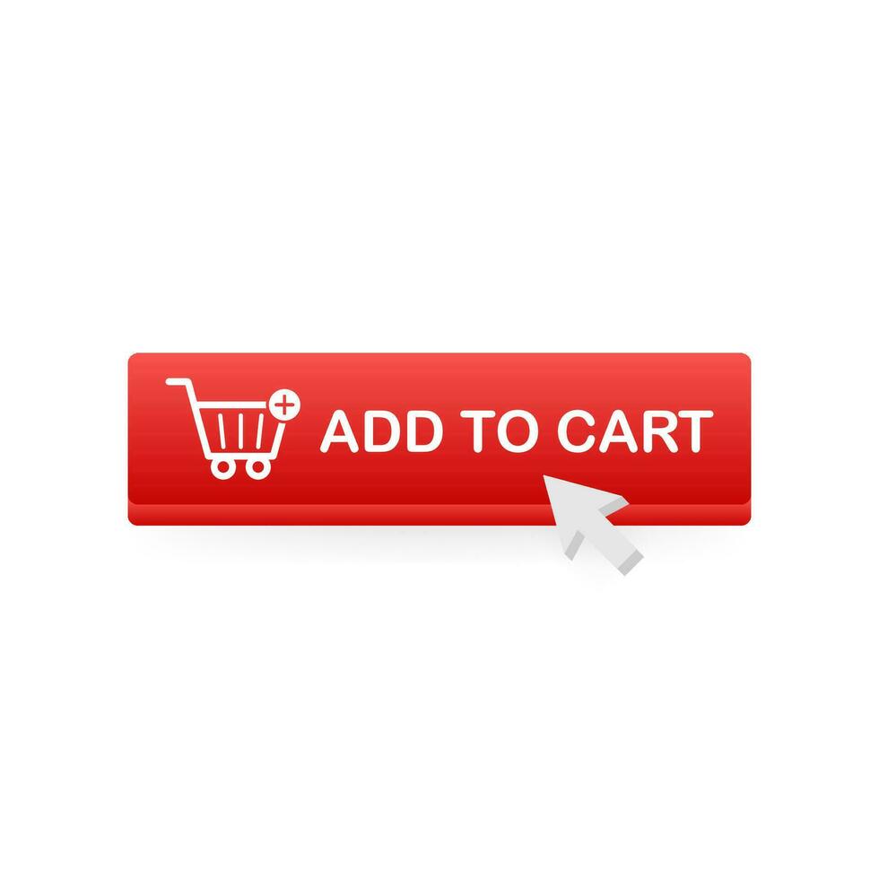 Add to cart icon. Shopping Cart icon. Vector stock illustration