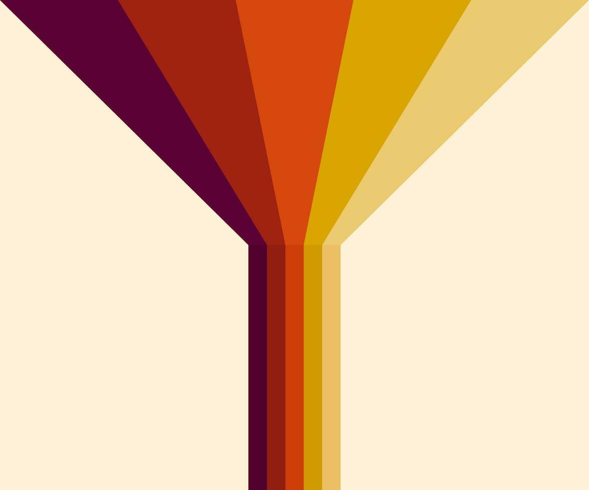 70s, 1970 abstract vector stock retro lines background. Vector illustration