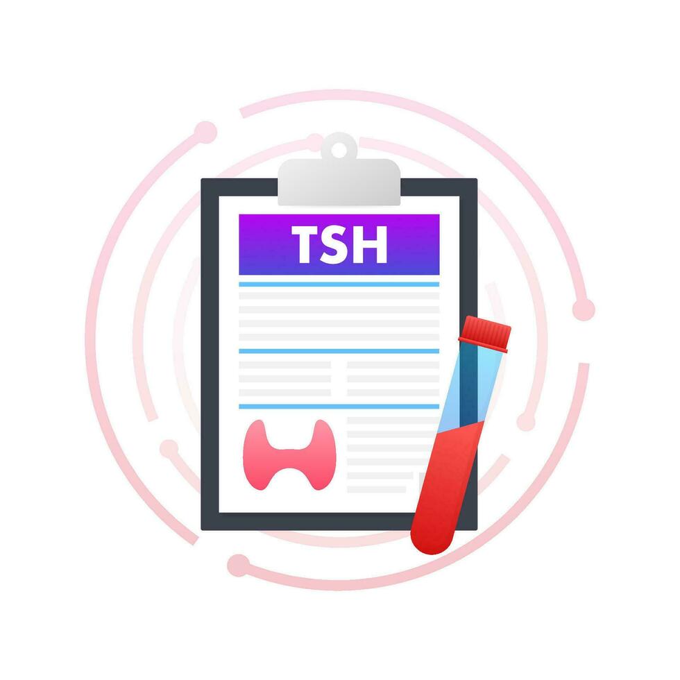 Anatomy of the thyroid gland, Thyroid of a human. Infographic for medical design. Vector illustration.