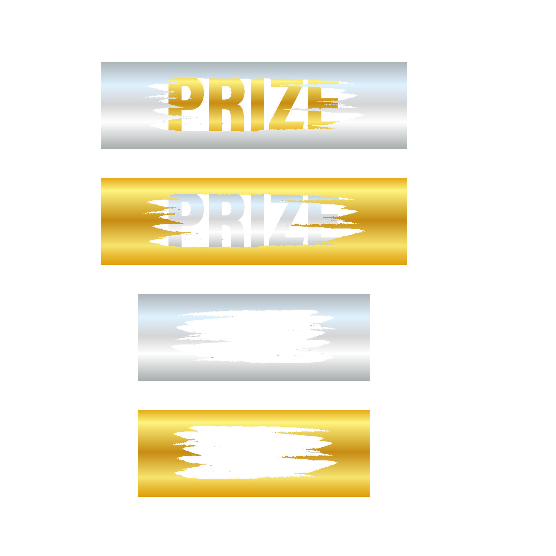 Letters scratch and win prize. Lottery winning ticket. Vector stock