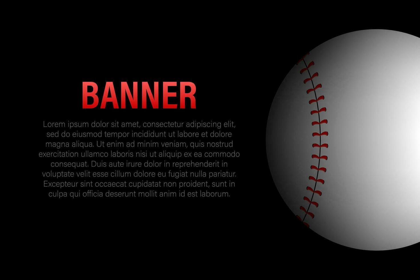 Baseball ball stitches, red lace seam isolated on background. vector