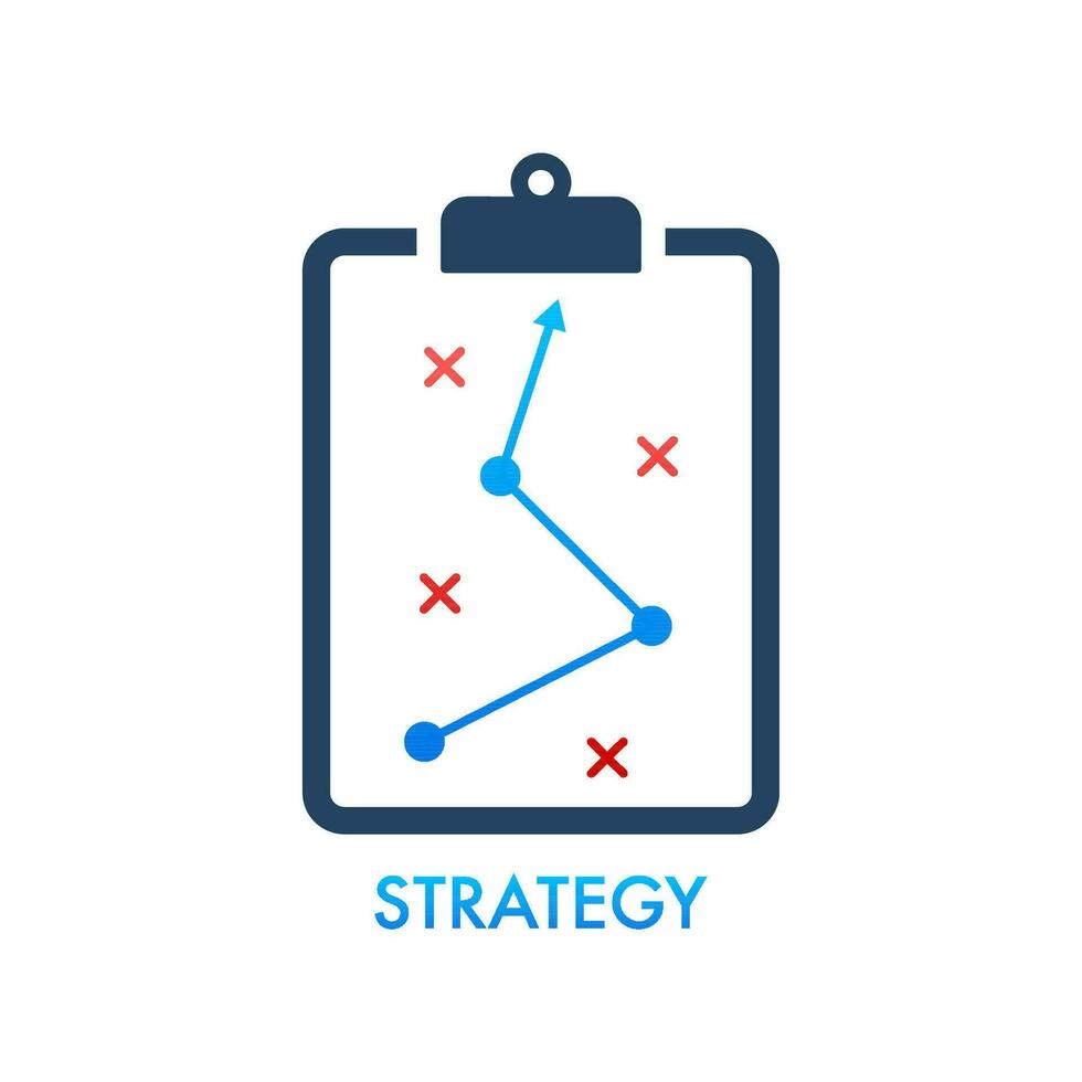Strategy. Business and financial. Team sport. Game tactic chalkboard template vector