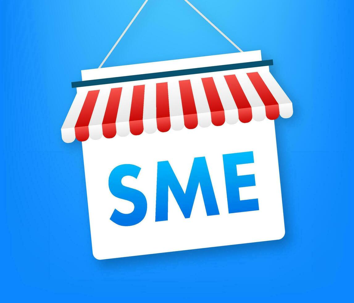 Flat sme for concept design. Strategy concept. Flat vector illustration. Financial concept