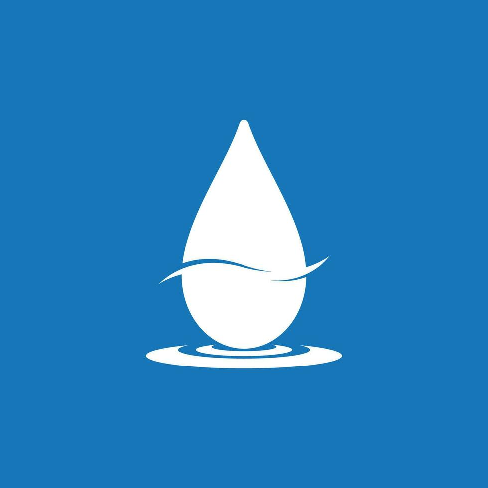 agua soltar icono y símbolo vector modelo