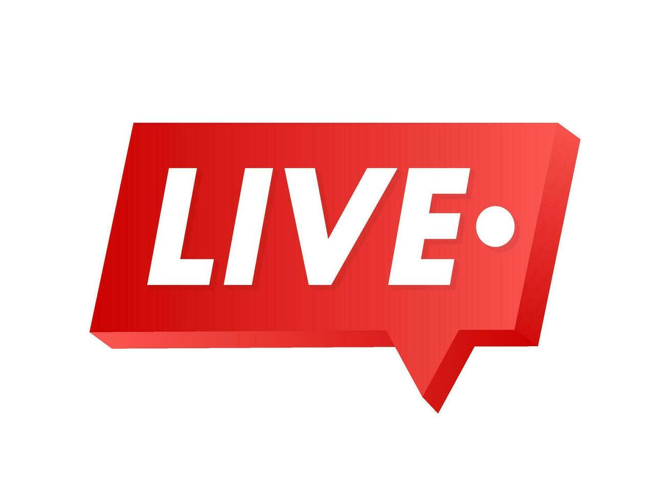 Live streaming logo. Business icon. Stream interface. Vector stock illustration.