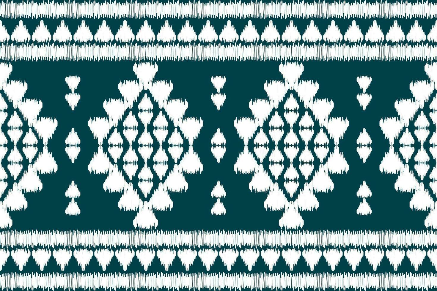 Carpet ethnic ikat pattern art. Geometric ethnic ikat seamless pattern in tribal. Mexican style. vector