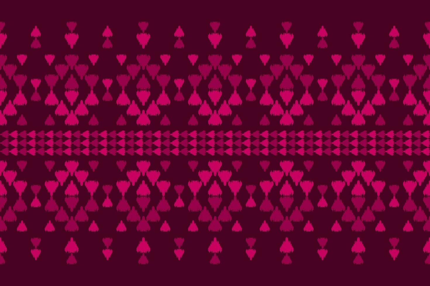 alfombra étnica patrón ikat art. patrón geométrico étnico ikat sin costuras en tribal. estilo mexicano vector