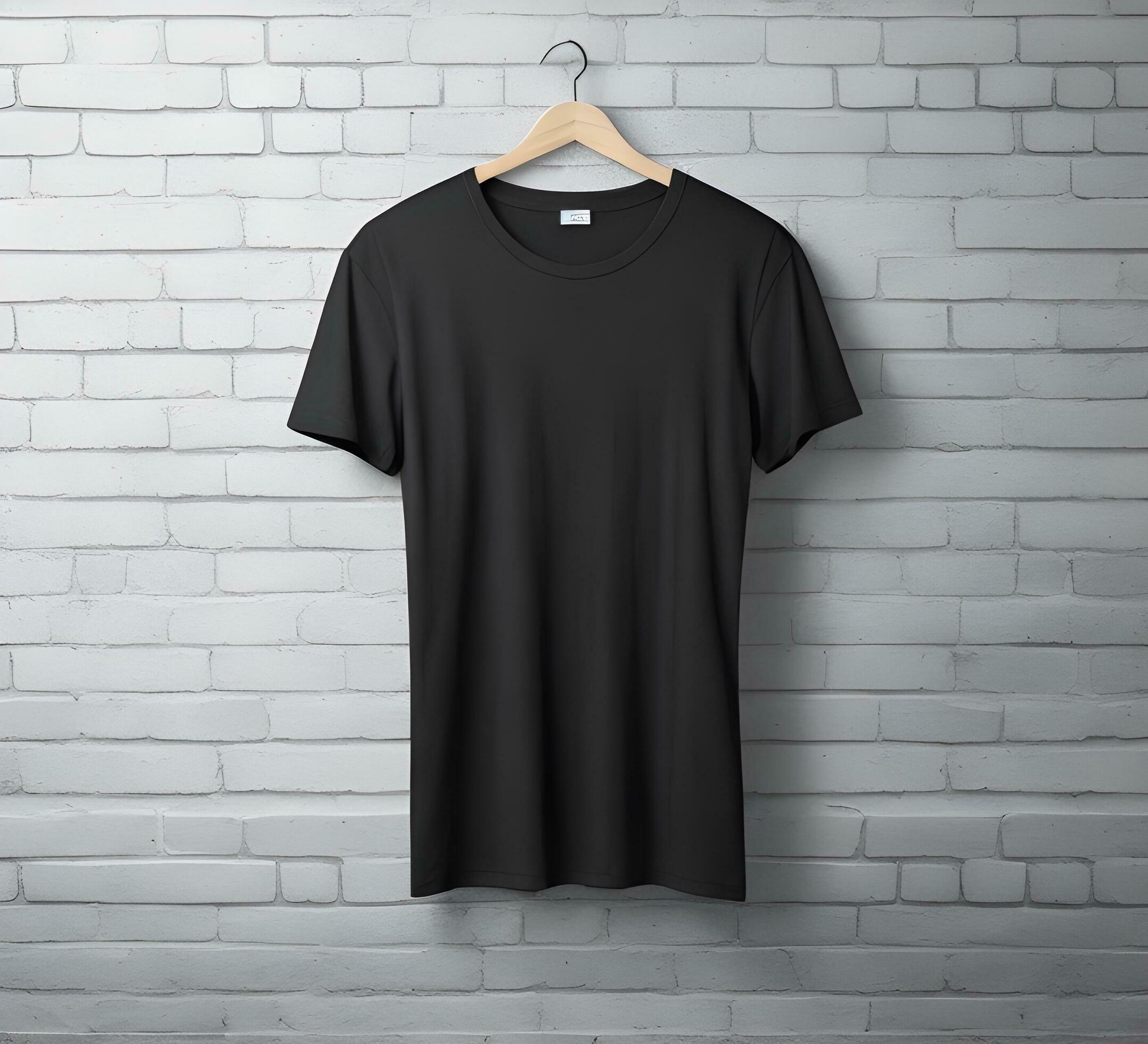 Black t shirt mockup ai generate 29925022 Stock Photo at Vecteezy