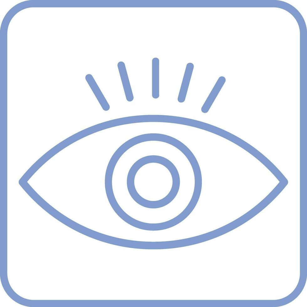 icono de vector de ojo