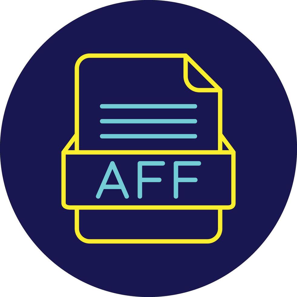AFF File Format Vector Icon